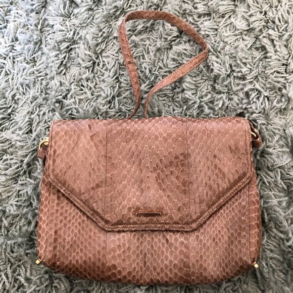Vintage Jay Herbert Tan Snake Skin Shoulder Bag - Picture 2 of 8